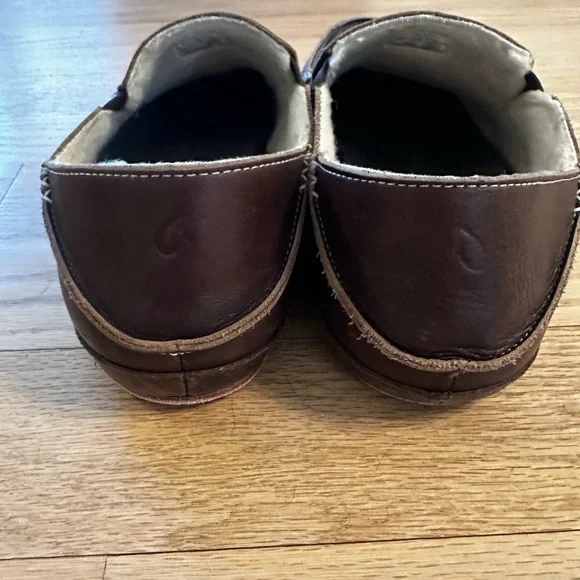 Men’s Olukai Moloa Ili leather slipper - Picture 5 of 9